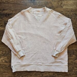 Aerie light pink oversized sweatshirt size XL
